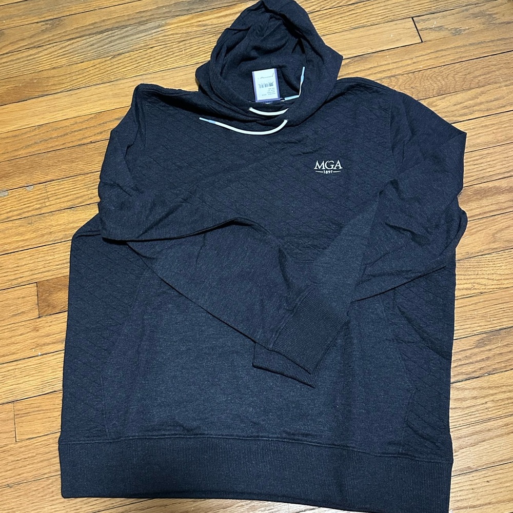B Draddy Andy Quilted Hoodie - Nauti Navy Blue - MGA 1897 Metropolitan Golf (L) - Picture 3 of 8
